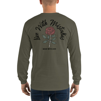 Live With Mistakes (Black) Long Sleeve Shirt