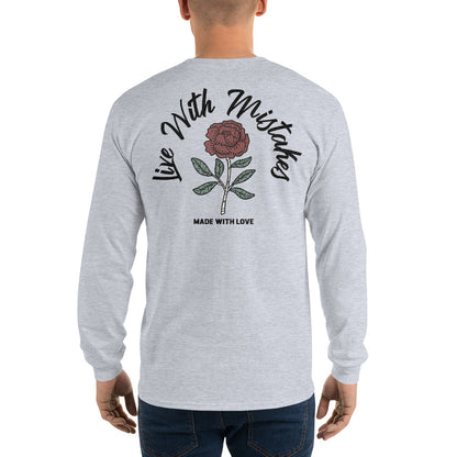 Live With Mistakes (Black) Long Sleeve Shirt