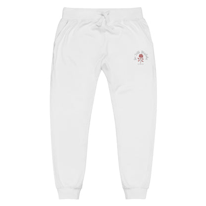 Live With Mistakes Joggers (White)