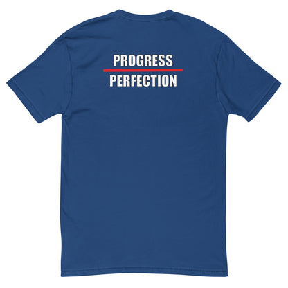 Progress Over Perfection Short Sleeve (WHITE)