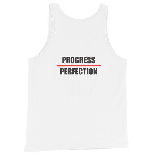 Progress Over Perfection Tank Top (BLACK)