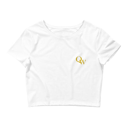 Quiet Work Crop Tee