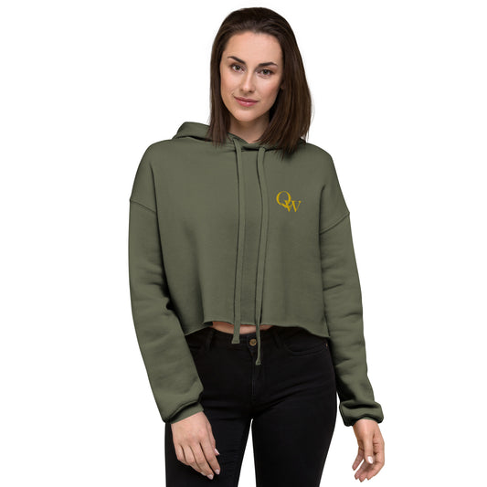 Quiet Work Crop Hoodie